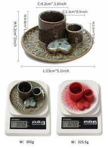 ラッキーホーム モランディカラー セラミック エコフレンドリー 長持ち 耐久性 防臭 香炉 台湾製 ヨーロピアンスタイル ホーム 秋 - Product Image 6