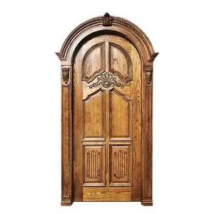 Solid Wood Door Interior Solid Wooden Timber Architrave Pocket Teak Mdf Plywood Pvc Wood Door Room House Door Designs Arch Door Without Frame