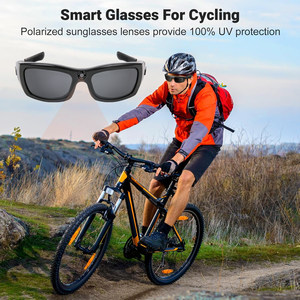 Lunettes de soleil avec caméra sportive, objectif polarisé HD 1080P, fonctions audio/vidéo/<span class=keywords><strong>photo</strong></span> sans fil, musique et appels, caméra simple - Product Image 5
