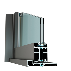 Porte intérieure à ouverture vers l'intérieur Astral Ultra 128 Insulation Series, robuste, avec cadre en aluminium et verre trempé - Product Image 6
