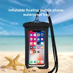 Outdoor Sports Universal Waterproof Phone Pouch Large Phone IPX8 Waterproof Case With Lanyard