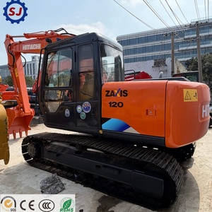 รถขุดฮิตาชิ 120 มือสองคุณภาพสูงราคาถูก เครื่องจักรกลก่อสร้างขนาดใหญ่ ฮิตาชิ 120 200 210 รถขุด - Product Image 3