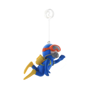 Creative ecologiche PVC galleggianti decorazioni acquario piccolo Desktop acquario ornamenti-nuovo Diver surf Boy scatola di plastica - Product Image 4
