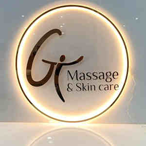 Letrero LED Redondo de Alta Luminosidad con Letras Doradas Brillantes, <span class=keywords><strong>Tablero</strong></span> de Acrílico Iluminado para Uso Prolongado - Product Image 2