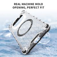 Funda Protectora Trasera Resistente con Airbag para Redmi 15C Note 15 Pro Plus, Compatible con Carga Inalámbrica Magnética