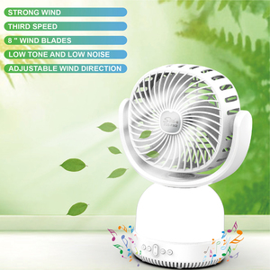 Ventilateur <span class=keywords><strong>de</strong></span> bureau BT personnalisable Sing-e ZQS-F802 avec haut-parleur, lumière ambiante LED, radio FM, prix <span class=keywords><strong>d</strong></span>'usine, livraison rapide - Product Image 5