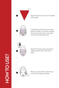 Masque facial au collagène peel-off repulpant 7ml – Acide hyaluronique et céramide pour renforcer la barrière d'hydratation, éclaircir et lutter contre le vieillissement – Pour tous types de peaux - Product Image 3