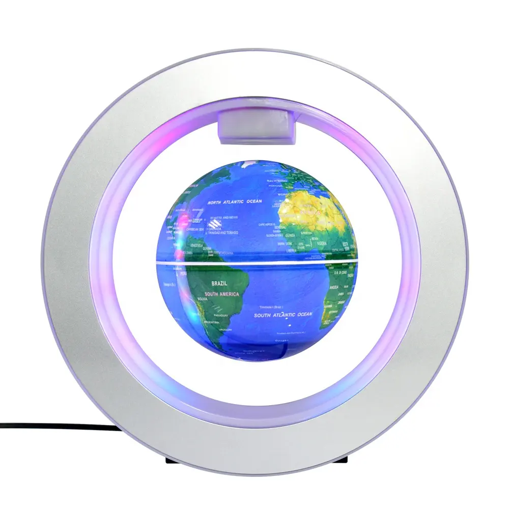Zwevende Globe Magnetische Levitatie En Draaiende Wereldbol Met Led Licht Globe