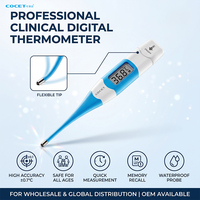 Vente en gros de fièvre à température corporelle Thermomètre électronique numérique flexible médical et clinique pour bébés adultes