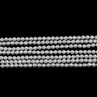 5-6mm couleur blanche naturelle eau douce Akoya goutte forme perles baroques perles brin fabrication de bijoux à bricoler soi-même