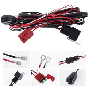 Kits de faisceaux de câblage universels pour barres lumineuses LED, faisceau de câblage pour éclairage de travail LED 16 AWG, faisceau de câblage avec relais <span class=keywords><strong>12V</strong></span> 40A, interrupteur marche/arrêt - Product Image 3