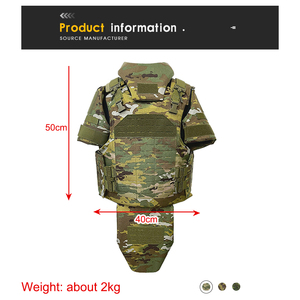 Chaleco táctico de liberación rápida cortado con láser con armadura de hombro de PE estilo ruso — equipo de protección total - Product Image 5