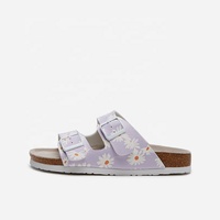 Sandales d'extérieur pour filles, avec bretelles à boucles, imprimé marguerites, douces, mousse à mémoire de forme, été,