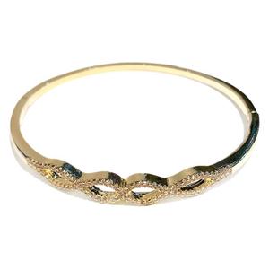Geometric Rhinestone <b>Bracelet</b> Gold And Silver <b>Copper</b> Party Jewelry Gift Winter 2024 - Product Image 5