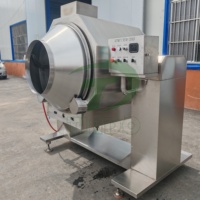Machine à mélanger les aliments en acier inoxydable, machine à cuire le riz automatique, friteuse à tambour