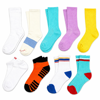 Chaussettes de sport pour hommes à double rayures, en coton mélangé de qualité supérieure, très élastiques, durables, multicolores, vente en gros
