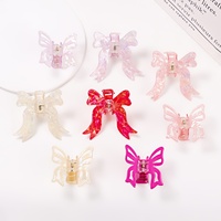 Pince à cheveux papillon style coréen simple pour femme, pince requin personnalisable avec logo, accessoire pour chignon arrière pour filles