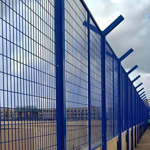 사각 등반 방지 아연 도금 용접 분말 코팅 와이어 메쉬 안전 울타리 - Product Image 2