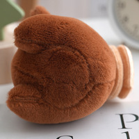 RJ Schattige Fruit Capibara Pluche Sleutelhanger Cartoon Knuffeldier Sleutelhanger Tas Hangertje Rugzak Hangdecoratie Cadeaus Klauwautomaat