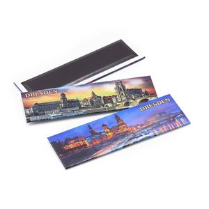 Around the World Refrigerator Chicago Tin <b>Fridge</b> Custom Photo Travel Souvenir Magnet - Product Image 3