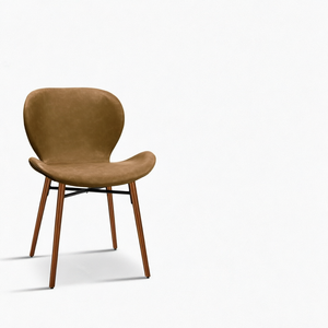 Silla de Comedor KirKasa de Estilo Nórdico Moderno, de Metal y Cuero Sintético, para Hogar, Bar, Comedor, Oficina, Apartamento, Hotel - Product Image 1