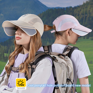 Cappello Estivo Protettivo da Sole per Donne, Ciclismo all'Aperto, Tesa Larga Espandibile, Asciugatura Rapida, Impermeabile, Traspirante, Berretto da Baseball - Product Image 5