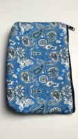 Mahjong bleu moderne portable en acrylique Ivy de 1,26 pouce en stock pour les rassemblements féminins et les jeux de mahjong en plein air