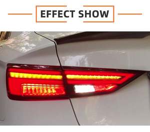 Feux arrière MJ pour <span class=keywords><strong>Audi</strong></span> <span class=keywords><strong>A3</strong></span> <span class=keywords><strong>8V</strong></span> 2013-2020, mise à niveau des feux arrière, pièces automobiles, feux stop, feux arrière, clignotants, feux arrière - Product Image 2