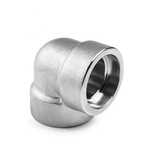 Top phổ biến tiêu chuẩn quốc gia chống lão hóa 90D 45d ASME b16.11 304 316L áp lực cao thép carbon ổ cắm 45 90 độ khuỷu tay - Product Image 2