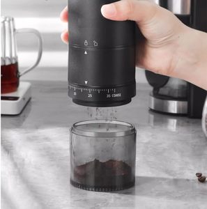 เครื่องบดกาแฟสแตนเลสแบบใหม่ ปรับระดับได้ 38 ระดับ ชาร์จ USB ได้ พกพาสะดวก สำหรับใช้ในบ้านและนอกบ้าน แบบไฟฟ้า - Product Image 3