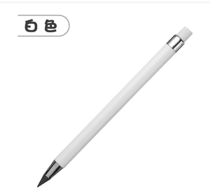 Nouvel arrivage de crayons standard noirs avec logo personnalisé <span class=keywords><strong>crayon</strong></span> blanc en bois sans fin gomme <span class=keywords><strong>crayon</strong></span> en plastique éternel personnalisé - Product Image 1