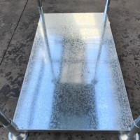 Palette en acier empilable à haute capacité de charge |   Rayonnages à palettes en métal robustes pour le stockage et la manutention de marchandises en entrepôt