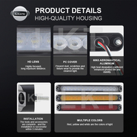 LKT Hochwertige LED-Warnleuchte 15LED Brems rücklicht 12V/24V LED LKW Heck-und Seiten licht für PKW und Anhänger