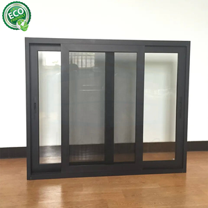 Fenêtre coulissante contemporaine en alliage d'aluminium avec moustiquaire en fibre de verre pour salon, protection anti-insectes et anti-UV - Product Image 4