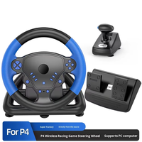 Volante para Juegos con Vibración, Conexión USB 4 en 1 para PC/Android/iOS P4