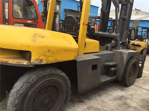 Chariot élévateur TCM FD100 d'occasion haute performance, couleur d'origine, 10, 15 et 16 tonnes, avec déplaceur latéral et positionneur latéral - Product Image 4