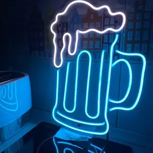 Küllük ve sigara Neon burcu Led tasarım asılı dumanlar ışıkları yatak odası Bar Pub dükkanı adam mağara Hip Hop serin duvar dekor