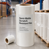 Film BOPP mat pour emballage de boîtes, film d'impression mat pour emballage de gâteaux, film de plastification thermique brillant découpé, film de plastification à froid