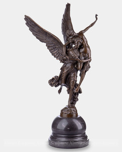 Adornos de Estatua de figura de bronce con temas mitológicos y humanísticos - Product Image 6