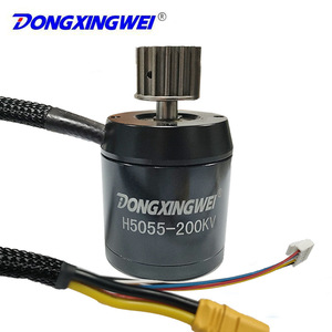 มอเตอร์ไร้แปรงถ่าน Dongxingwei H5055 200KV สำหรับสกู๊ตเตอร์ไฟฟ้า หุ่นยนต์ เครื่องมือทำสวน มอเตอร์ DC กันน้ำ - Product Image 5