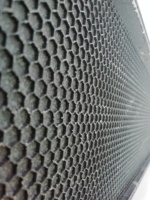 BEESTAR Schwarze Bienenwachs-Grundplatte, neuwertig, Kunststoff-Bienenstockrahmen-Werkzeug für die Imkerei, Silikon-Wabenform