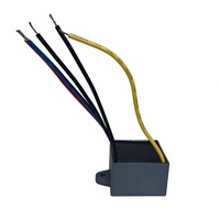 Ventilateur de plafond EPERS CBB61 1.2+1.2+1.4+4.8uf, condensateur de moteur AC 5 fils, polypropylène métallisé noir, 50/60Hz, à vitesse réglable, CQC
