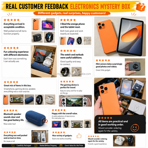 Boîte Mystère Électronique avec Smartphone, Lunettes Intelligentes, Moniteur d'Activité, Chargeur Sans Fil, Gadgets Mixtes Aléatoires pour la Revente - Offre Spéciale - Product Image 4