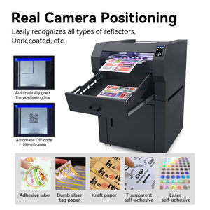Machine de découpe et de pliage de carton A3 à double tête ZD500 PLUS, alimentation automatique, découpeuse de stickers 1000 pièces avec caméra CCD - Product Image 2