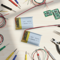 Batterie semi-solide 102028, pochette polymère 600mAh, cathode LiNiMnCoO2, 500 cycles, pack de batteries solaires