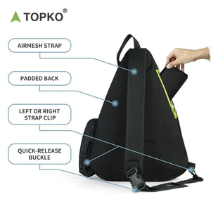 TOPKO, bolsa de gimnasio forrada de poliéster para mujer, mochila portátil de viaje deportiva PeakBall, almacenamiento conveniente para equipo de raqueta - Product Image 5