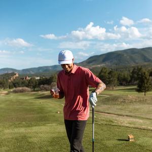 Polo de golf personnalisé pour homme, tendance vintage, en laine tropicale, néon, spandex, séchage rapide, Hyperfavor Blank - Product Image 3