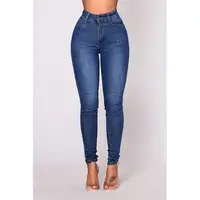 Quần Bút Chì Quần Legging Skinny Womens Jeans Kích Thước 10 Cộng Với Eo Cao Mông Nâng Denim Jeans Crumple