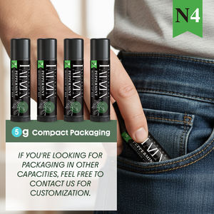 Ensemble de soins pour les lèvres à la menthe poivrée et à l'aloe vera FATAZEN, marque privée, hydratation intense, nourrissant, éclaircissant le teint des lèvres, atténue les ridules, baume à lèvres - Product Image 5