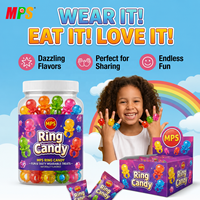 Populaire snoepjes Lightning Diamond Ring Lollipop harde snoepjes